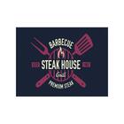 Tábua Retangular Em Vidro Dynasty Steak House 40x30cm