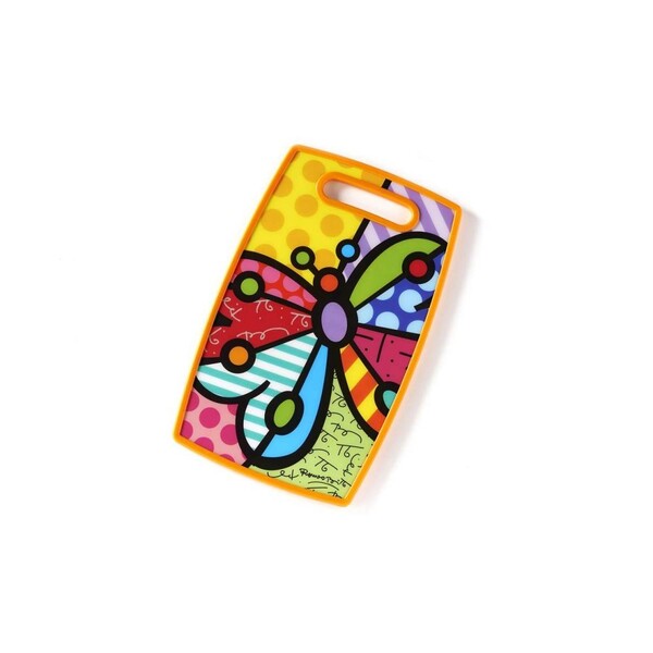 Tábua Romero Britto Borboletas Plástico Trevisan Concept