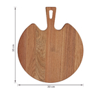 Tábua Smoked de Madeira 18x30x35cm Tramontina