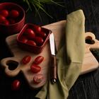 Tábua Woodart Coração De Madeira Pinus Natural 33 X 23 X 2cm