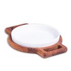 Tábua Woodart Teca De Madeira 23cm X 17cm X 3cm