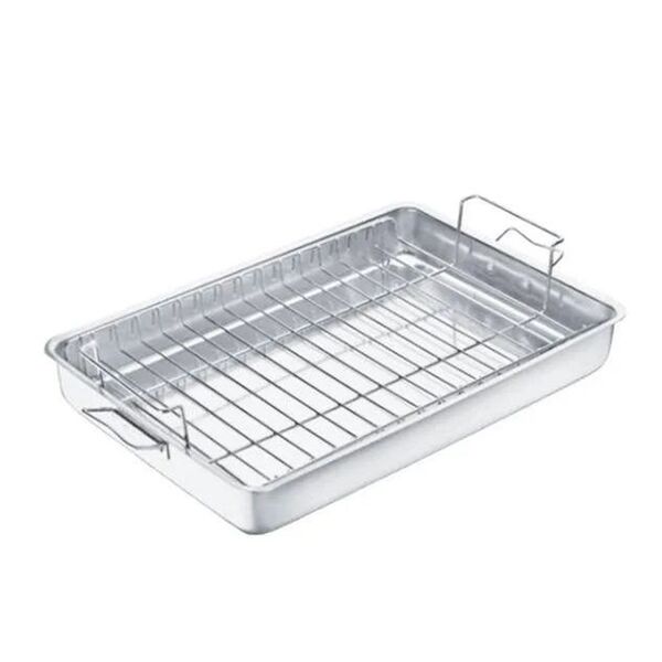 Tabuleiro Com Grelha Continental 44x30x6 6cm