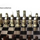 Tabuleiro Inox Luxo Preto 833