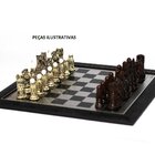 Tabuleiro Inox Luxo Preto 833