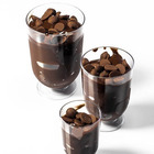 Taça 25ml Cristal Brigadeiro C/ 100 + Colherzinha