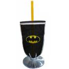Taça Acrilica Batman Logo Preto E Amarelo Urban 26884