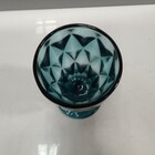Taça Água 17x9x9cm 320ml Vidro Azul 6pç