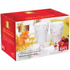 Taça Água 6 Peças Vidro Transparente 300ml Aluella 18x8x8cm