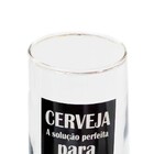 Taça Cerveja Frases 300ml - Casambiente