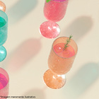 Taça De Poliestireno Para Drinks 300ml Wave Coza - Brinox - L