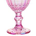 Taça De Vidro Barroco Rosa Furta-cor 350ml 1 Peça - Casambien