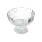 Taça De Vidro De Sobremesa Graffiato Transparente 310ml 1 Peç