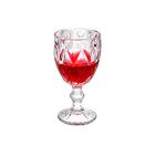 Taça De Vidro Diamond Transparente 240ml 1 Peça - Casambiente