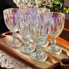 Taça De Vidro Lumini Transparente Furta-cor 350ml 1 Peça - Ca