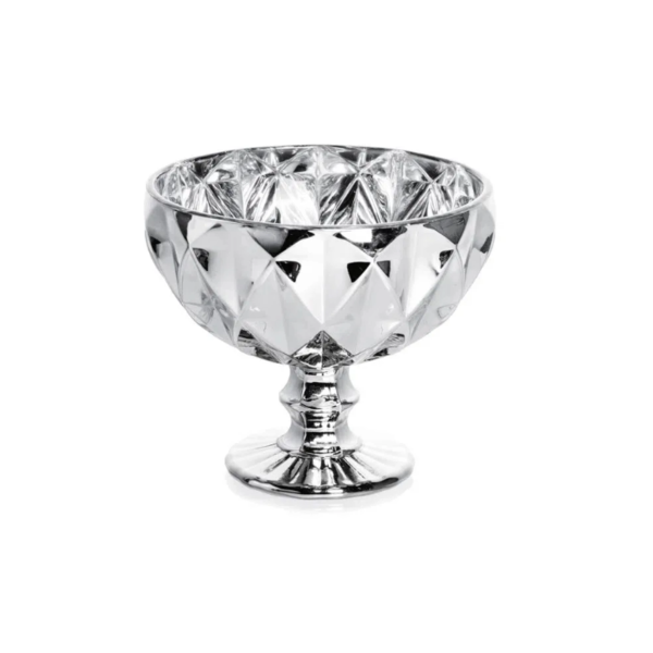 Taça De Vidro Sodo Calcico Sobremesa Coupe Champanhe Diamond