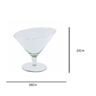 Taça Decorativa De Vidro Para Sobremesa, Frutas E Drinks 1,85