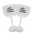 Taça Gin Branca Personalizada Criativa Para Live