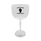 Taça Gin Branca Personalizada Make Racismo Wrong