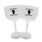 Taça Gin Branca Personalizada Make Racismo Wrong