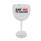 Taça Gin Branca Personalizada No Racism