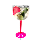 Taça Gin Com Base Rosa Acrílico Personalizada Enfermagem