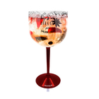 Taça Gin Com Base Vermelha Acrílico Personalizada Enfermagem