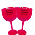Taça Gin Rosa Personalizada Para Live