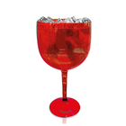 Taça Gin Vermelho Translúcido Acrílico Poliestireno