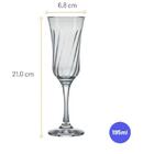 Taça Lirio Champanhe 180 Ml