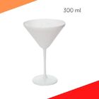 Taça Martini Requinte Acrilico Branca 300 Ml