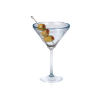 Taça Martini Transparente De Acrílico