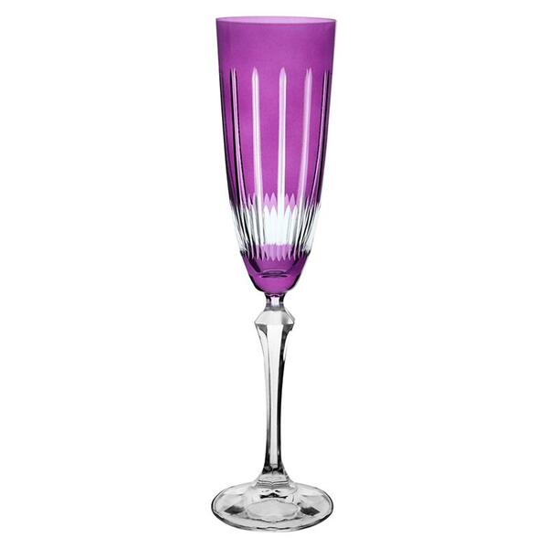 Taça P/champ Elizabeth Lapidada 200ml Violeta Bohemia 58617