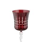 Taça Para Água Lapidada Em Cristal Ecológico Bohemia Grace 30