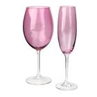 Taça Para Água Rosa 580ml - Bohemia