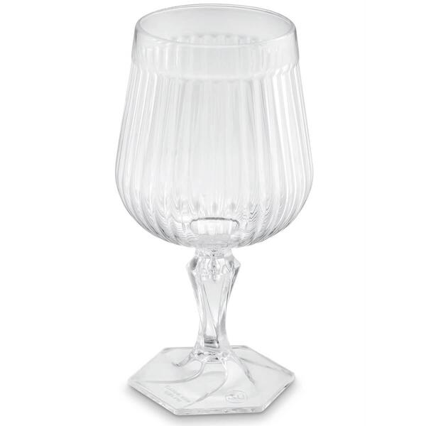 Taça Para Água Vinho Suco 350ml Plástico Uz Axé Transparente