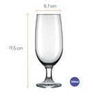 Taça Para Cerveja Floripa Vidro 300ml 6 Unidades - Nadir 7732