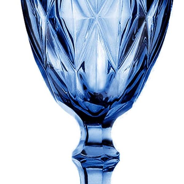 Taça Para Vinho Azul Vitral Verre - Tc19095