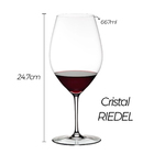 Taça Para Vinho De Cristal Riedel Melhor Do Mundo 667ml