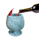 Taça Para Vinho Em Pedra Sabão 450ml