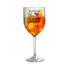 Taça Vinho Rosa Acrílico Personalizada Enfermagem