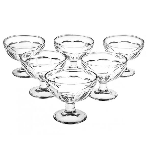 Taças De Sobremesa Em Vidro 183ml 6 Peças - Casambiente Sovi0