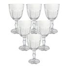 Taças De Vidro 300ml 6 Peças Estrela Transparente - Casambien