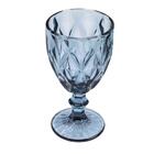 Taças De Vidro 325ml 6 Peças Diamond Azul - Lyor 6502