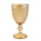 Taças De Vidro 325ml 6pçs Bico Abacaxi Âmbar Metalizado-lyor