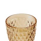 Taças De Vidro 325ml 6pçs Bico Abacaxi Âmbar Metalizado-lyor