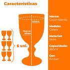 Taças De Vidro Galaxy 6 Peças 340ml - Casambiente