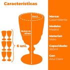 Taças De Vidro Madrid 360ml 6 Peças - Casambiente