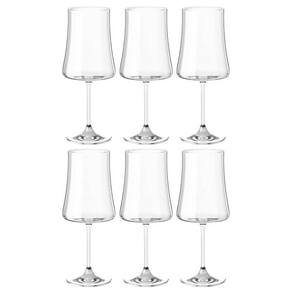 Taças De Vinho E Água Cristal 460ml Com Titânio Pleasure 6 Pe