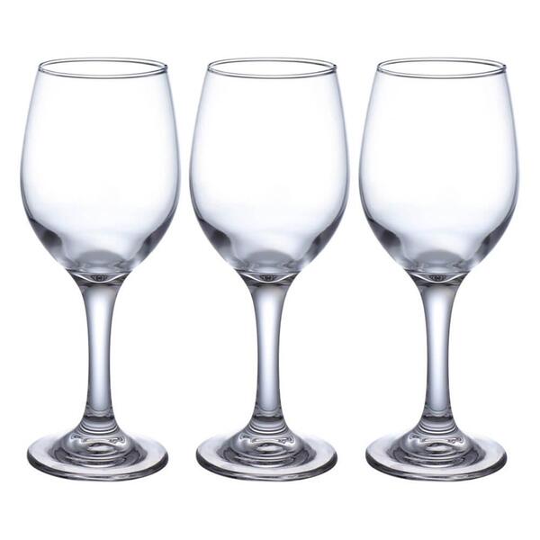 Taças De Vinho E Água De Vidro Cecina 3 Peças 320ml - Hauskra