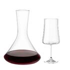 Taças De Vinho E Decanter Em Cristal Com Titânio Pleasure 560
